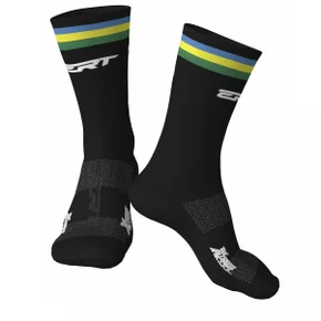 Meia de Ciclismo ERT Campeao Mundial Preta