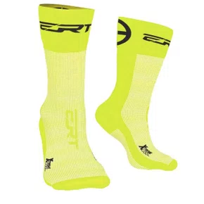 Meia de Ciclismo ERT Fluo Total Amarelo Meia de Ciclismo ERT Fluo Total Amarelo