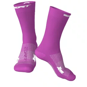 Meia de Ciclismo ERT Total Roxa