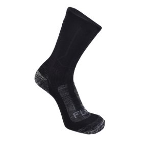 Meia de Ciclismo FLR Merino Inverno Preta