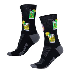 Meia de Ciclismo Hupi Bikes Drinks Meia de Ciclismo Hupi Bikes Drinks
