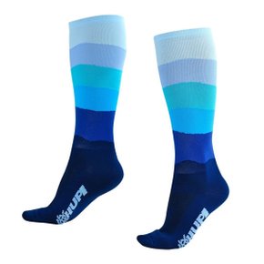 Meia de Ciclismo Hupi Bikes Longa Oceano Meia de Ciclismo Hupi Bikes Longa Oceano