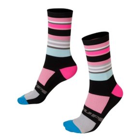 Meia de Ciclismo Hupi Bikes Quadra Rosa Meia de Ciclismo Hupi Bikes Quadra Rosa