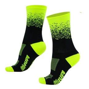 Meia de Ciclismo Hupi Bikes Neon Verde Meia de Ciclismo Hupi Bikes Neon Verde