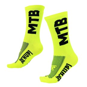 Meia de Ciclismo Hupi MTB 2 Amarela Meia de Ciclismo Hupi MTB 2 Amarela