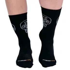 Meia de Ciclismo Marcio May Caveira Preta Meia de Ciclismo Marcio May Caveira Preta