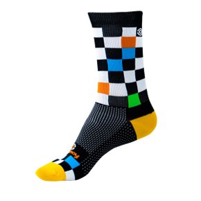 Meia de Ciclismo Marcio May Color Grid