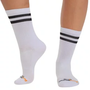 Meia de Ciclismo Marcio May Performance Branca Meia de Ciclismo Marcio May Performance Branca