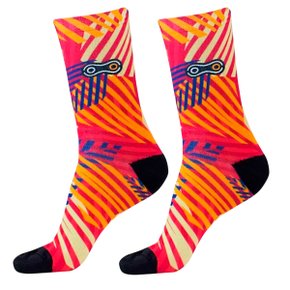 Meia de Ciclismo Marcio May Funny Geogloves Meia de Ciclismo Marcio May Funny Geogloves