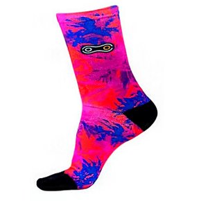 Meia de Ciclismo Marcio May Funny Ibiza Rosa Meia de Ciclismo Marcio May Funny Ibiza Rosa