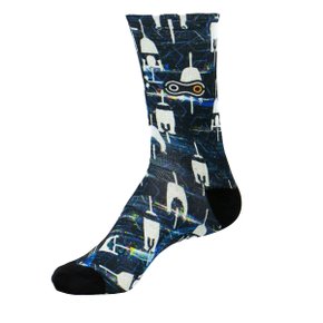 Meia de Ciclismo Marcio May Funny Tecnobike Meia de Ciclismo Marcio May Funny Tecnobike