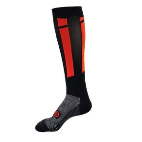 Meia de Ciclismo Marcio May Longa Four Red Stripes