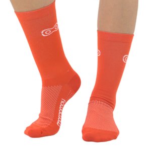 Meia de Ciclismo Márcio May Sports Laranja