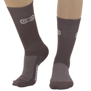 Meia de Ciclismo Marcio May Sports Marrom