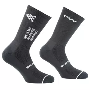 Meia de Ciclismo Northwave Own The Race Preta
