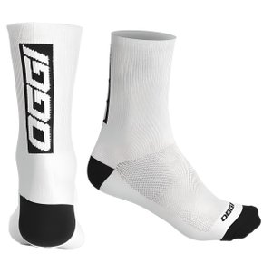 Meia de Ciclismo Oggi Authentic Branca