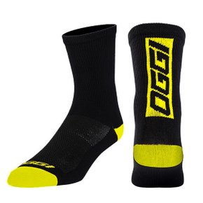 Meia de Ciclismo Oggi Authentic Preta e Amarela Meia de Ciclismo Oggi Authentic Preta e Amarela