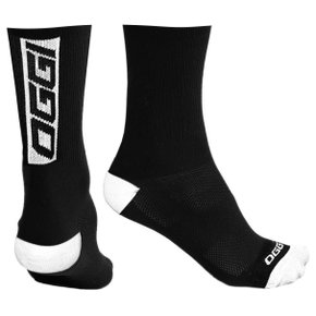 Meia de Ciclismo Oggi Authentic Preta e Branca