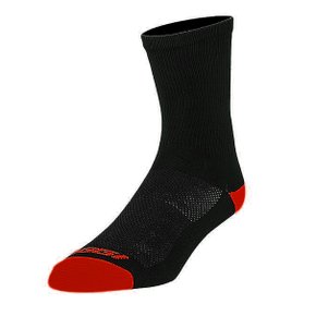 Meia de Ciclismo Oggi Authentic Preta e Vermelha