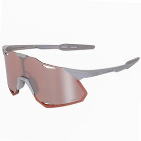 Óculos de Ciclismo 100% Hypercraft XS Hiper Crimson Silver Mirror 2 Lentes