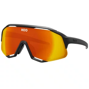 Óculos de Ciclismo Koo Demos Matte Black Mirror Red