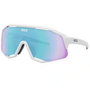 Óculos de Ciclismo Koo Demos White Mirror Turquoise