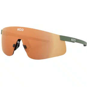 Óculos de Ciclismo Koo Nova Matte Green Mirror Orange