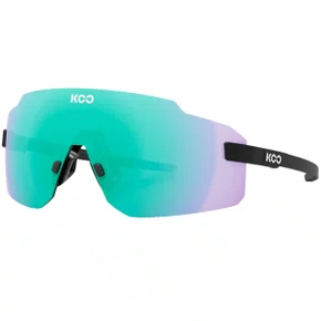 Óculos de Ciclismo Koo Supernova Matte Black Mirror Green