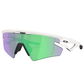 Óculos de Ciclismo Oakley Sphaera Slash Prizm Road Jade Branco Óculos de Ciclismo Oakley Sphaera Slash Prizm Road Jade Branco