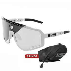 Óculos de Ciclismo Scicon Aeroscope Fotocromático Branco Óculos de Ciclismo Scicon Aeroscope Fotocromático Branco