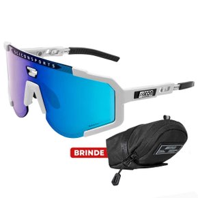 Óculos de Ciclismo Scicon Aeroscope Multimirror Blue 2 Lentes Óculos de Ciclismo Scicon Aeroscope Multimirror Blue 2 Lentes
