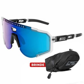 Óculos de Ciclismo Scicon Aeroscope Multimirror Blue 2 Lentes Óculos de Ciclismo Scicon Aeroscope Multimirror Blue 2 Lentes