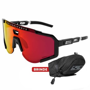 Óculos de Ciclismo Scicon Aeroscope Multimirror Red 2 Lentes Óculos de Ciclismo Scicon Aeroscope Multimirror Red 2 Lentes