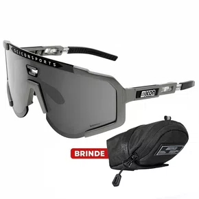 Óculos de Ciclismo Scicon Aeroscope Multimirror Silver 2 Lentes Óculos de Ciclismo Scicon Aeroscope Multimirror Silver 2 Lentes