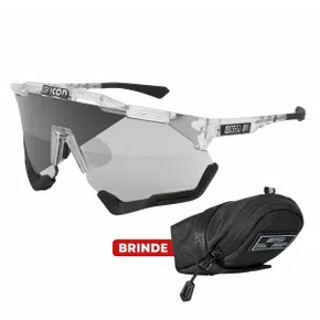 Óculos de Ciclismo Scicon Aeroshade XL Fotocromático Silver Óculos de Ciclismo Scicon Aeroshade XL Fotocromático Silver