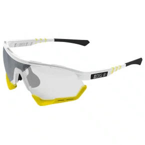 Óculos de Ciclismo Scicon Aerotech XL Fotocromático Silver p Lente de Grau