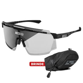 Óculos de Ciclismo Scicon Aerowatt Black Gloss Fotocromático