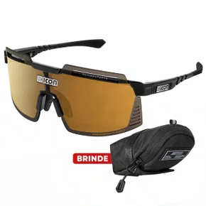Óculos de Ciclismo Scicon Aerowatt Foza Multimirror Bronze 2 Lentes