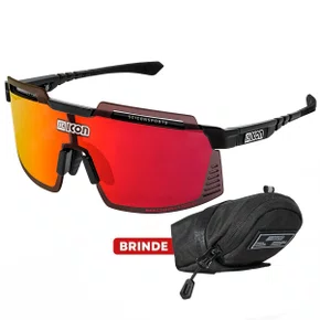 Óculos de Ciclismo Scicon Aerowatt Foza Multimirror Red 2 Lentes