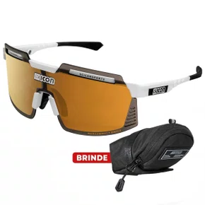 Óculos de Ciclismo Scicon Aerowatt Foza Multimirror Bronze 2 Lentes