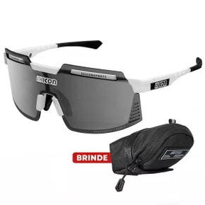 Óculos de Ciclismo Scicon Aerowatt Foza Multimirror Silver 2 Lentes