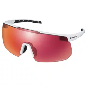 Óculos de Ciclismo Shimano S-Phyre Ridescape Road Matte Extra White 2 Lentes