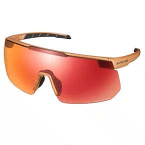 Óculos de Ciclismo Shimano S-Phyre RD Ridescape Metálico Laranja 2 Lentes Óculos de Ciclismo Shimano S-Phyre RD Ridescape Metálico Laranja 2 Lentes
