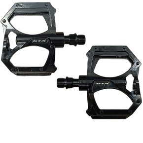 Pedal de Bicicleta GTA Plataforma 9/16 Alumínio Preto Pedal de Bicicleta GTA Plataforma 9/16 Alumínio Preto
