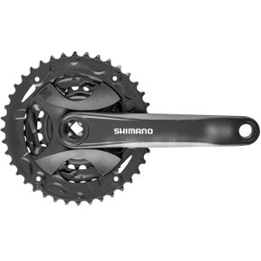 Pedivela de Bicicleta Shimano MT100 40-30-22 175mm Pedivela de Bicicleta Shimano MT100 40-30-22 175mm
