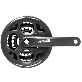 Pedivela de Bicicleta X-Time TSW Alumínio 42-34-24 170mm Pedivela de Bicicleta X-Time TSW Alumínio 42-34-24 170mm