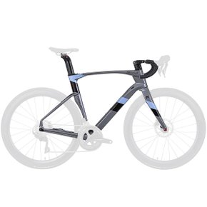 Quadro de Bicicleta Black Orange Platinum Pró Disc Carbon + Cockpit Full Carbon