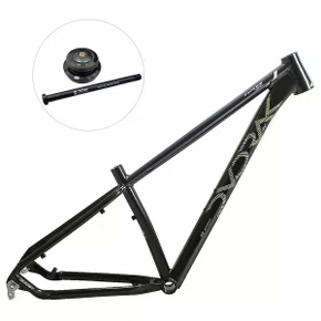 Quadro de Bicicleta Dvorak Three Boost Alumínio Preta e Amarelo Quadro de Bicicleta Dvorak Three Boost Alumínio Preta e Amarelo