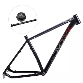 Quadro de Bicicleta Dvorak Three Boost Alumínio Preto e Vermelho Quadro de Bicicleta Dvorak Three Boost Alumínio Preto e Vermelho