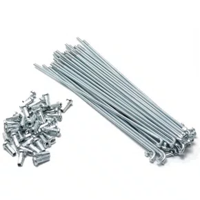 Raio de Bicicleta Zincado 183x2.0 Aço Cromado Grosa Raio de Bicicleta Zincado 183x2.0 Aço Cromado Grosa